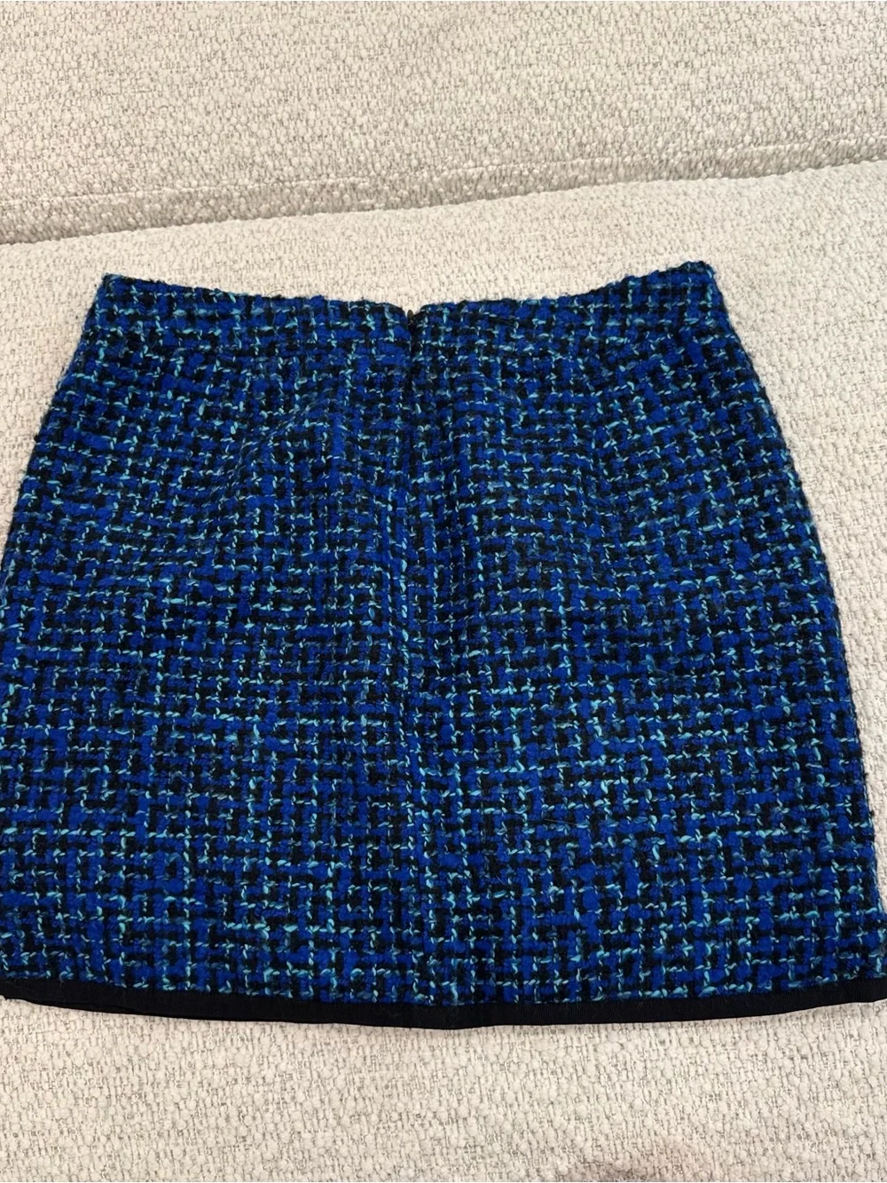 J. Crew Tweed Blue Women’s Skirt